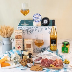 Gourmet Cheese and Charcuterie Box with Didier Goubet Grape Juice