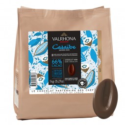 Valrhona Dark Chocolate Couverture Caraibe 66% (1kg)