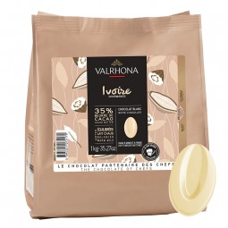 White Chocolate Couverture Ivoire 35% (1kg)